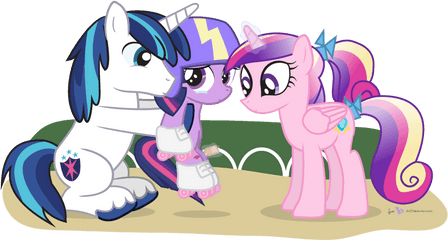 Download Dm29 Blood Cut Cute Filly Twilight - My Little Pony Twilight Sparkle And Princess Cadence Png