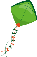 Makar Sankranti Green Leaf Line For Happy Lyrics - Free PNG