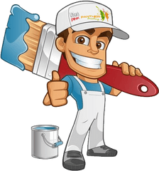 Professional House Painter Rome Ny - Painter Clipart Png