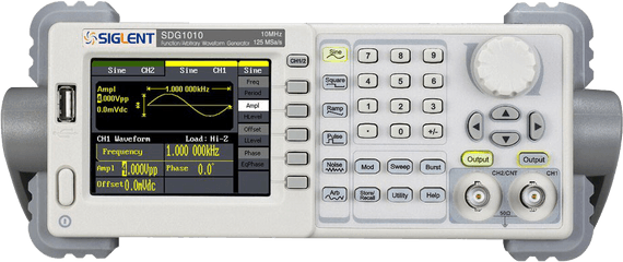 Siglent Sdg1010 10mhz Function Arbitrary Waveform Generator - Arbitrary Waveform Generator 25 Mhz Png