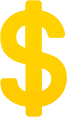 Dollar Sign Png Pic Mart - Yellow Dollar Sign Icon