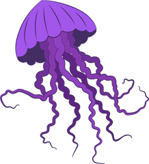 Jellyfish Clipart Free Download Creazilla - Jellyfish Clipart Png