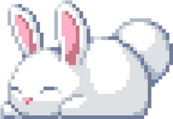 Pin By Stefanie Geerts - Bunny Pixel Art Gif Png