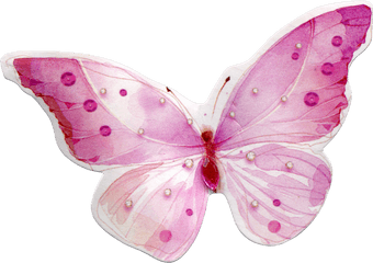 Watercolor Butterfly Png Download - Pink Watercolor Butterfly Png