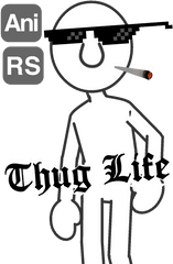 Thug Life Kit - Death Note L Bag Png