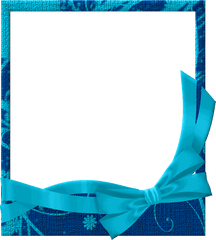 Dark Blue Transparent Frame - Blue Picture Frame Png