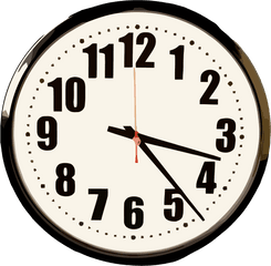 Wall Clock Clipart Png - Cartoon Wall Clock Clipart