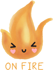 On Fire Kawanimals Gif - Cat Png