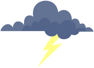 Stormy Cloud Icon - Transparent Png U0026 Svg Vector File Illustration