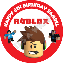 Roblox Party Box Stickers - Roblox Stickers Transparent Roblox Cake Topper Printable Free Png