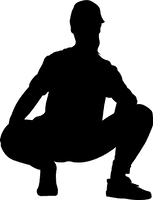 Photos Squat Silhouette HD Image Free - Free PNG