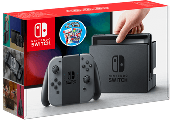 Download Nintendo Switch Mario Tennis Aces Nba 2k18 - Nintendo Switch Gray Ebay Png