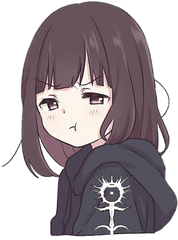 Download Anime Lolis Png - Menhera Chan Stickers Hd