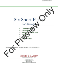 Download Six Short Pieces For Solo Bassoon Thumbnail - Screenshot Png