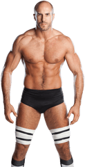 Download Hd Cesaro - Man Black Muscular Cartoon Png