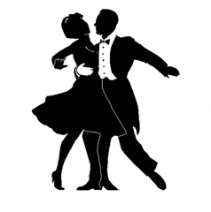 Ballroom Dancers - Ballroom Dance Silhouette Png