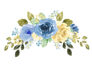 Blue Watercolor Png - Free Watercolor Flowers Blue