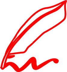 Red Pen Icon Clip Art - Red Pen Writing Png