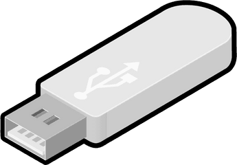 Clipart - Transparent Flash Drive Png