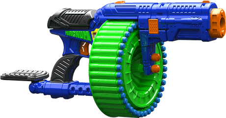 Magnum Superdrum Dart Blaster With - Adventure Force 40 Rounds Png