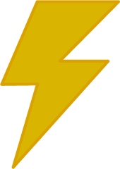 Download Yellow Lightning Png Image - Triangle