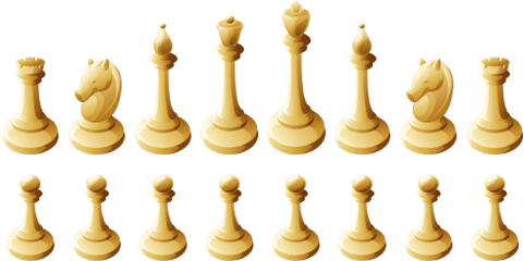 White Chess Pieces Png - Chess Piece