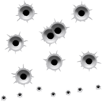 Bullet Holes HD PNG Download Free