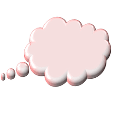 Speech Bubble Thought - 3d Thought Bubble Png