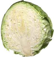 Fresh Produce Cabbage Green Each - Half Cabbage Png