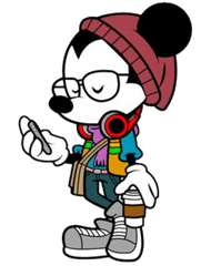 Mickey Mouse Teenager Png Image - Mickey Hipster