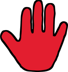 Download Children Handprint Outline - Jagannath Shrine Png