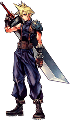 Cloud Strife Original Dissidia Dream Characters Wiki - Ff7 Cloud Strife Png