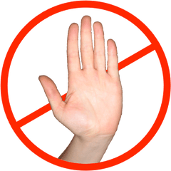 Sign Stop Png Images Free Download - Hand Transparent Icon Stop Sign
