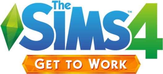 The Sims 4 Get To Work Archives - Sims 4 Expansion Packs Logo Png