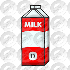 Milk Carton Picture For Classroom Therapy Use - Great Milk Graphic Design Png