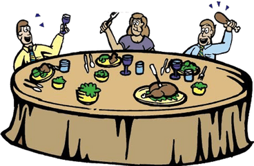 Eating Lunch With Friends Clipart - Food Png