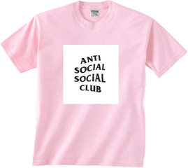 Download Anti Social Club - Anti Social Social Short Sleeve Png