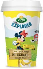 Little Explorer Banana Milkshake 180ml Arla Foods - Arla Little Explorer Banana Milkshake 180ml Png