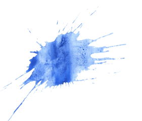 20 Blue Watercolor Splatter - Blue Paint Splash Transparent Background Png