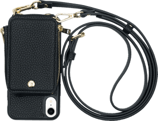 Black Crossbody Trek For Iphone Xr - Iphone Xr Crossbody Pouch Png