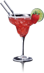 Download Hd Daiquiri Fresa - Martini Glass Png