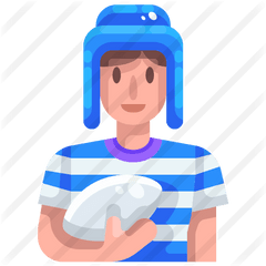 Rugby Player - Free People Icons Tradesman Png