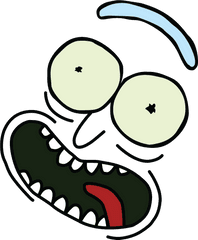 Pickle Rick Face Png Free - Pickle Rick Face Png