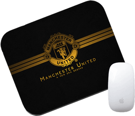 Manchester United Gold Mouse Pad - Skateboarding Png