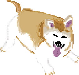 Oc My First Attempt - Gif On Imgur Transparent Pixel Gif Dog Png