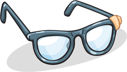 Pair Of Nerd Glasses - Tints And Shades Png