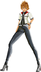 Ezcosplay Kingdom Hearts Ii Roxas Black - Nagito Komaeda Sprites Transparent Png