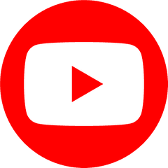 Youtube Red Circle - Youtube Logo Round Png