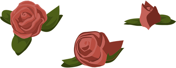 Rose Cartoon 22 Buy Clip Art - Garden Roses Png Download Pink Flowers Scattered Png