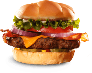 Png Transparent Berger Food - Burger Bacon Png